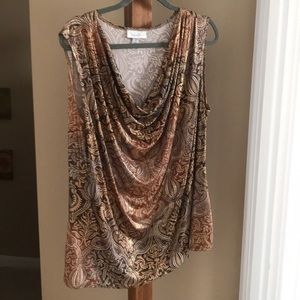 Dress Barn scoop neck top